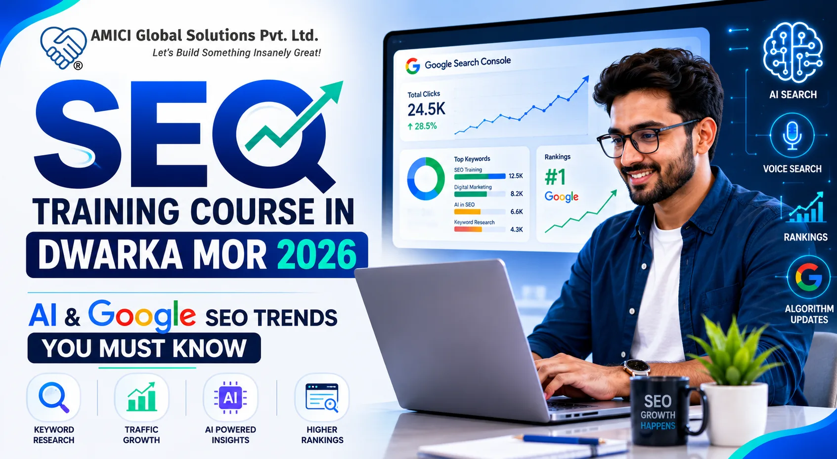 SEO Training Course in Dwarka Mor 2026: AI & Google SEO Trends You Must Know